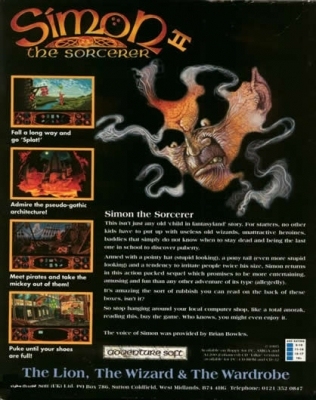 Simon the Sorcerer II - The Lion, the Wizard and the Wardrobe