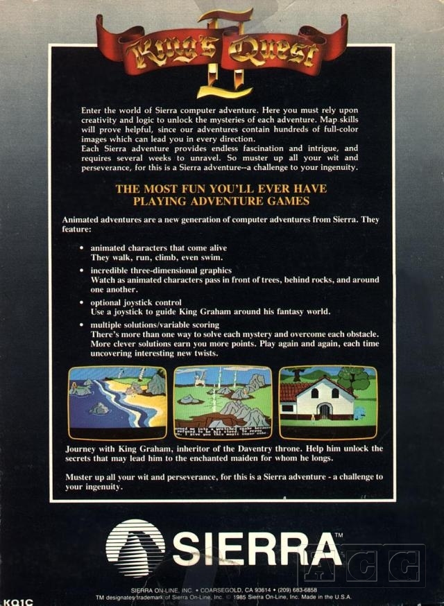 King's Quest II: Romancing the Throne King's Quest II: Romancing the Throne