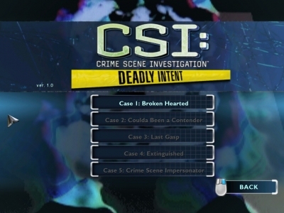 CSI: Deadly Intent CSI: Deadly Intent