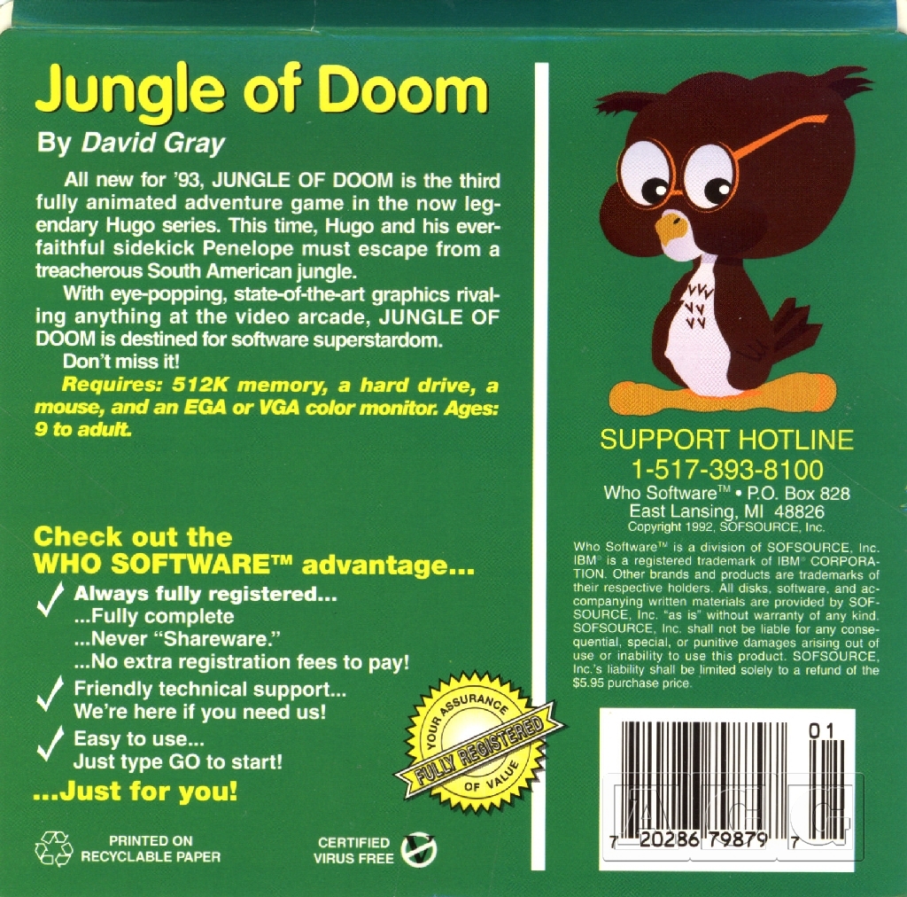 Hugo III: Jungle of Doom!